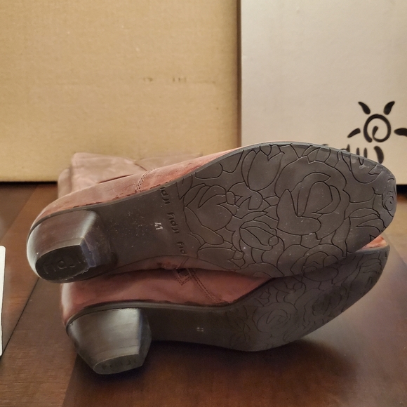 SOLD: fidji g547 Leather chocolate boot - Picture 7 of 10